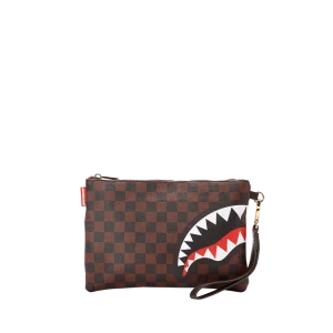 CHECKS IN CAMOFLAUGE CROSSOVER CLUTCH