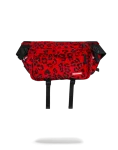RED LEOPARD CROSSBODY TRANSPORTER