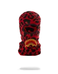 RED LEOPARD GOLD SHARK MOUTH SKI MASK