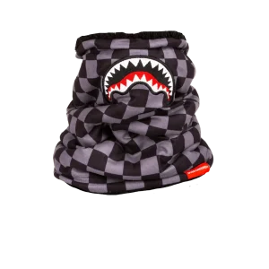 CHECKERED SHARK NECK WARMER