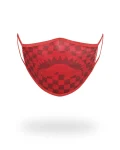 SHARKS IN PARIS (RED) FORM-FITTING MASK