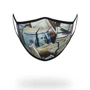 MONEY WHERE UR MOUTH IS FORM-FITTING MASK