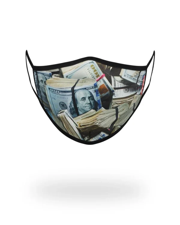 MONEY WHERE UR MOUTH IS FORM-FITTING MASK