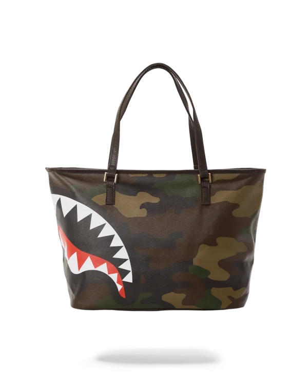 CHECKS IN CAMOFLAUGE TOTE