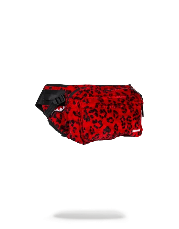 RED LEOPARD CROSSBODY TRANSPORTER