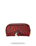 RED LEOPARD LIPS PENCIL CASE