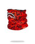 RED LEOPARD NECK WARMER