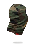GOLD KNIT SHARK MOUTH SKI MASK