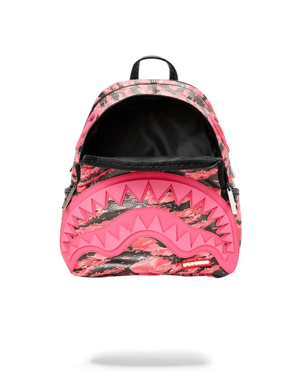 PINK TIGER CAMO SHARKMOUTH SAVAGE BACKPACK