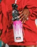 WYNWOOD WALLS COLLAB WATER BOTTLE OR SPRAYCAN HOLDER (WHT/PNK)