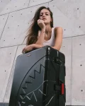 SHARKITECTURE MOLDED 2 PC LUGGAGE SET