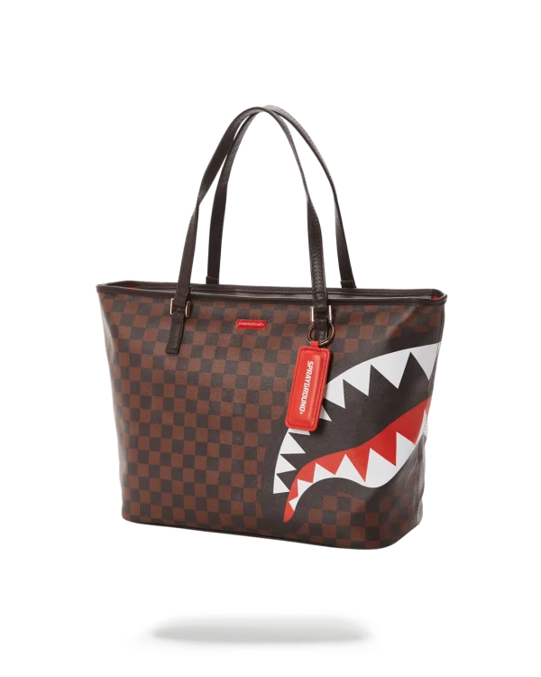 CHECKS IN CAMOFLAUGE TOTE