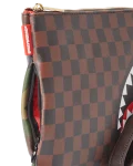 CHECKS IN CAMOFLAUGE CROSSOVER CLUTCH