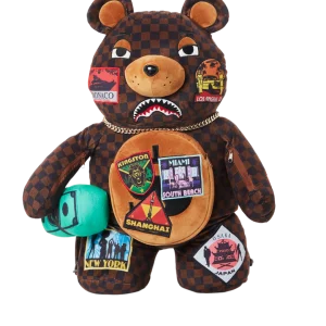 GLOBAL MOGUL MONEYBEAR TEDDYBEAR BACKPACK