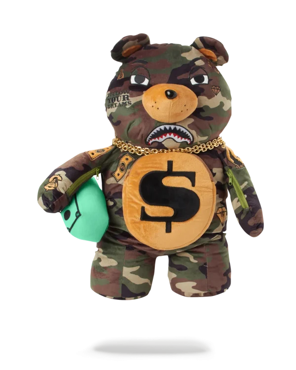 MONEYBEAR TEDDY BEAR BACKPACK