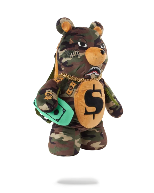 MONEYBEAR TEDDY BEAR BACKPACK