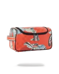 MONEY CAMO (RED) TOILETRY BAG