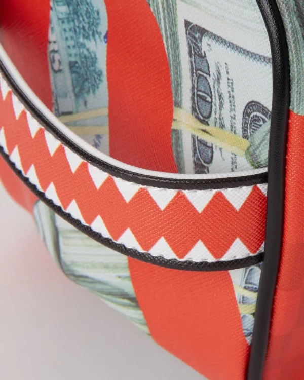 MONEY CAMO (RED) TOILETRY BAG