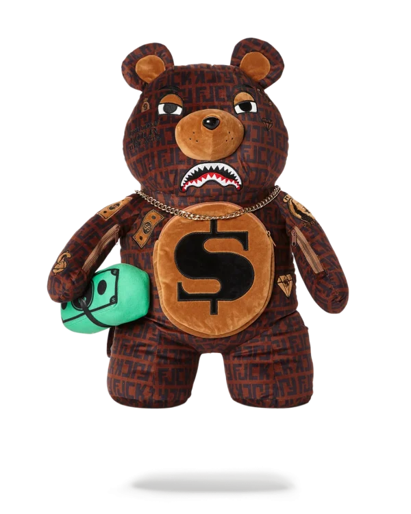 OFFENDED MONEYBEAR TEDDYBEAR BACKPACK