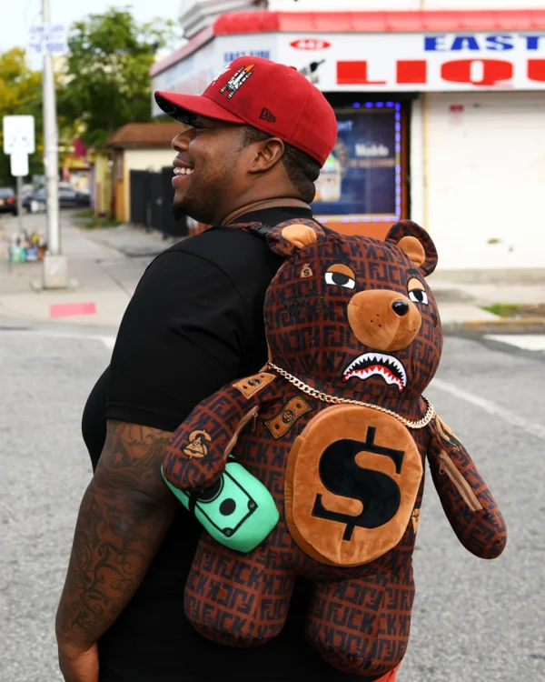OFFENDED MONEYBEAR TEDDYBEAR BACKPACK