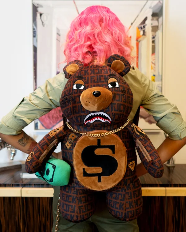 OFFENDED MONEYBEAR TEDDYBEAR BACKPACK