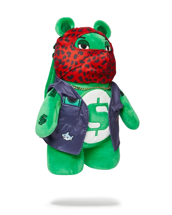 SKI MASK THE BEAR - MONEYBEAR TEDDYBEAR BACKPACK