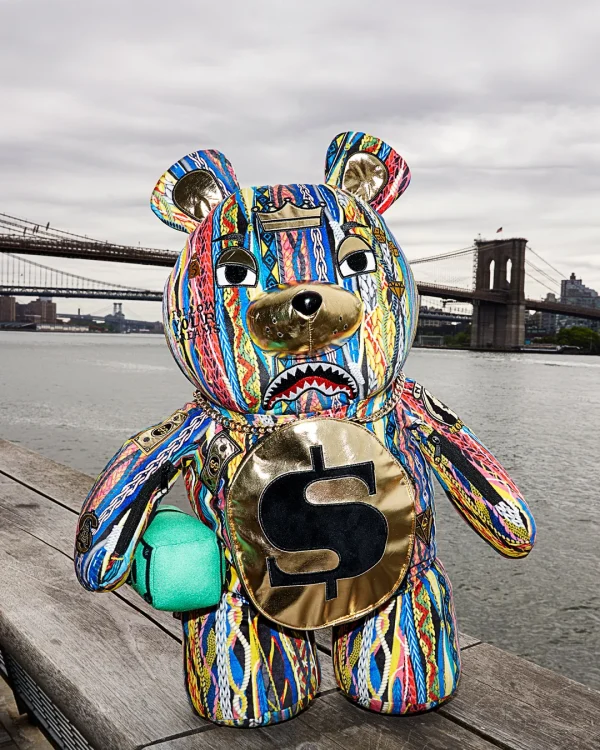 THE GOLDEN AGE MONEYBEAR TEDDYBEAR BACKPACK