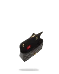 NOIR QUILT GOLD CHAIN SHARK HANDBAG