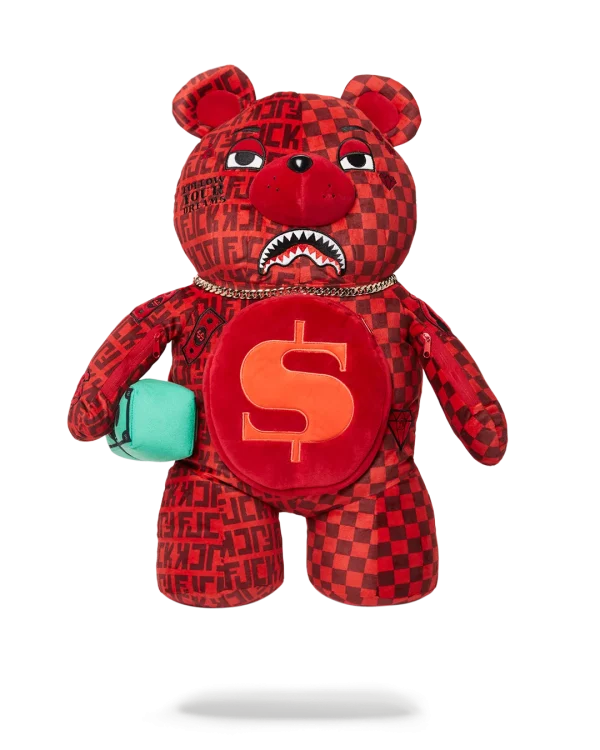 VENI VIDI VICI MONEYBEAR TEDDYBEAR BACKPACK