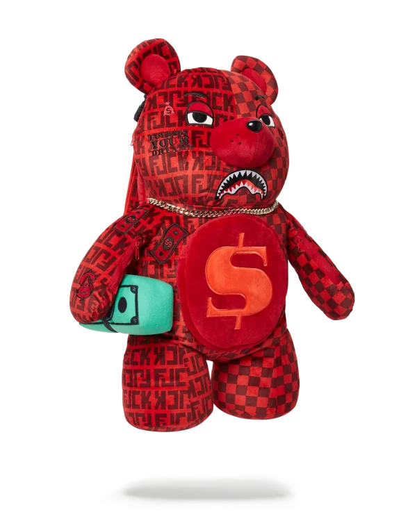 VENI VIDI VICI MONEYBEAR TEDDYBEAR BACKPACK