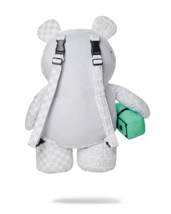 SPLIT THE CHECK (PEARL) MONEYBEAR TEDDYBEAR BACKPACK