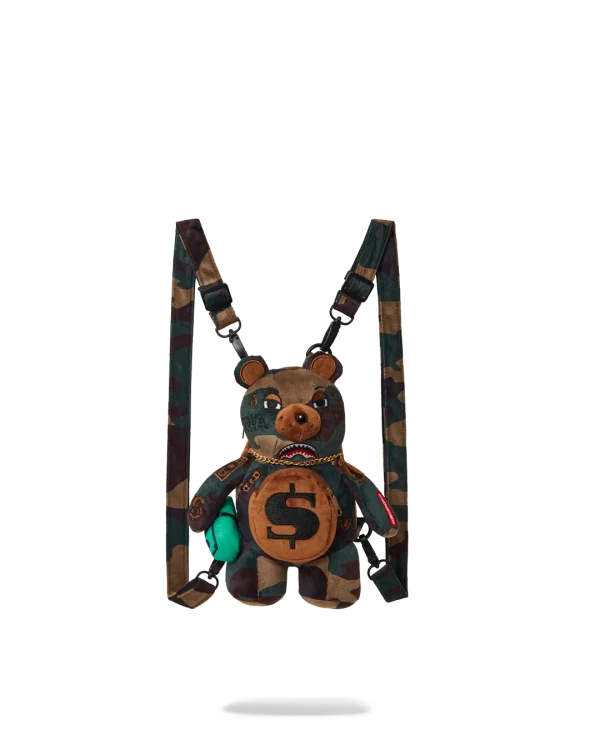 BEARCUB BACKPACK - CAMOCHECK MONEYBEAR