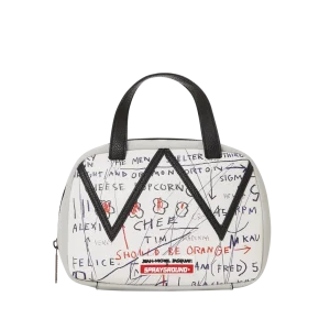 OFFICIAL BASQUIAT UNTITLED (CHEESE POPCORN) 1983 HANDBAG