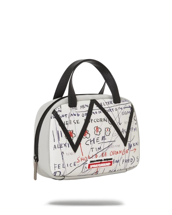 OFFICIAL BASQUIAT UNTITLED (CHEESE POPCORN) 1983 HANDBAG