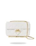 RIVIERA LE BLANC GOLD CHAIN SHARK HANDBAG