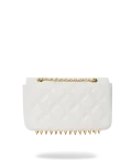 RIVIERA LE BLANC GOLD CHAIN SHARK HANDBAG