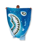 SHARK ISLAND PACKABLE BEACH MAT BLANKET WATER RESISTANT CONVERTIBLE TOTE