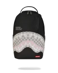 SHARK CENTRAL CREAM BLACK CHECK BACKPACK
