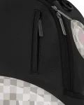 SHARK CENTRAL CREAM BLACK CHECK BACKPACK