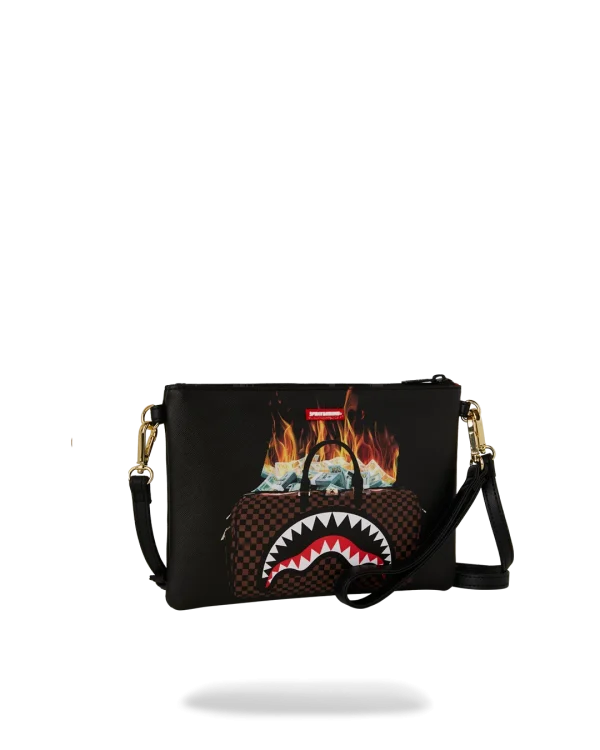 MONEY BAG DOUBLE TAKE CROSSOVER CLUTCH