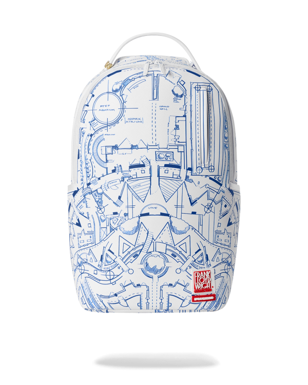 FRANK LLOYD WRIGHT COLLAB ARCHITECTURAL DRAWING BACKPACK