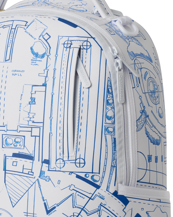 FRANK LLOYD WRIGHT COLLAB ARCHITECTURAL DRAWING BACKPACK