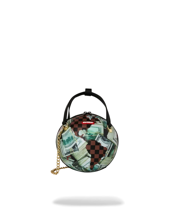 FULLY LOADED GLOBE HANDBAG