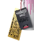 WYNWOOD WALLS COLLAB WATER BOTTLE OR SPRAYCAN HOLDER (WHT/PNK)