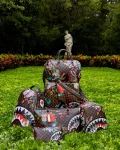 GARDEN OF SHARKS SHARKNAUTICS HARDSHELL CARRY-ON LUGGAGE