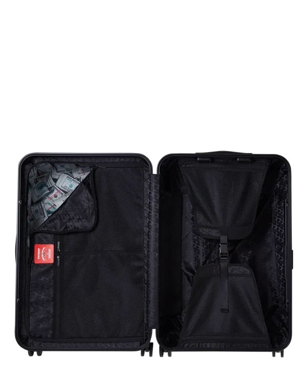 REALITY CHECK SHARKITECTURE FULL-SIZE JETBLACK LUGGAGE (GUNMETAL HARDWARE)