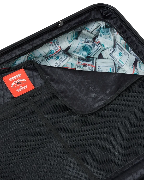 REALITY CHECK SHARKITECTURE FULL-SIZE JETBLACK LUGGAGE (GOLD HARDWARE)