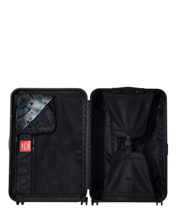 REALITY CHECK SHARKITECTURE FULL-SIZE JETBLACK LUGGAGE (GOLD HARDWARE)
