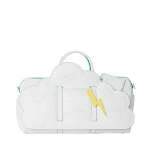 CLOUDY WITH A CHANCE OF SHARK DUFFLE