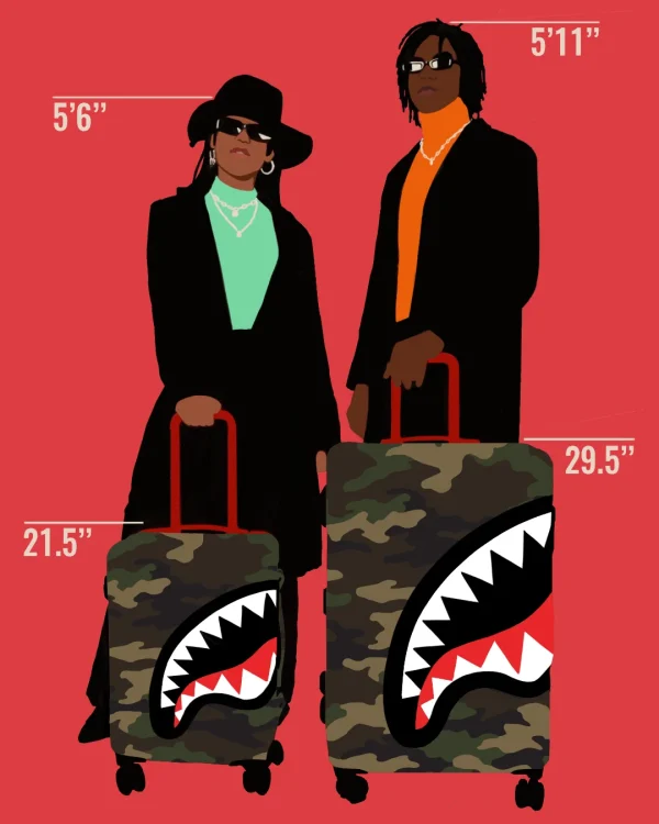 SHARKNAUTICS (CAMO) 29.5 FULL-SIZE LUGGAGE